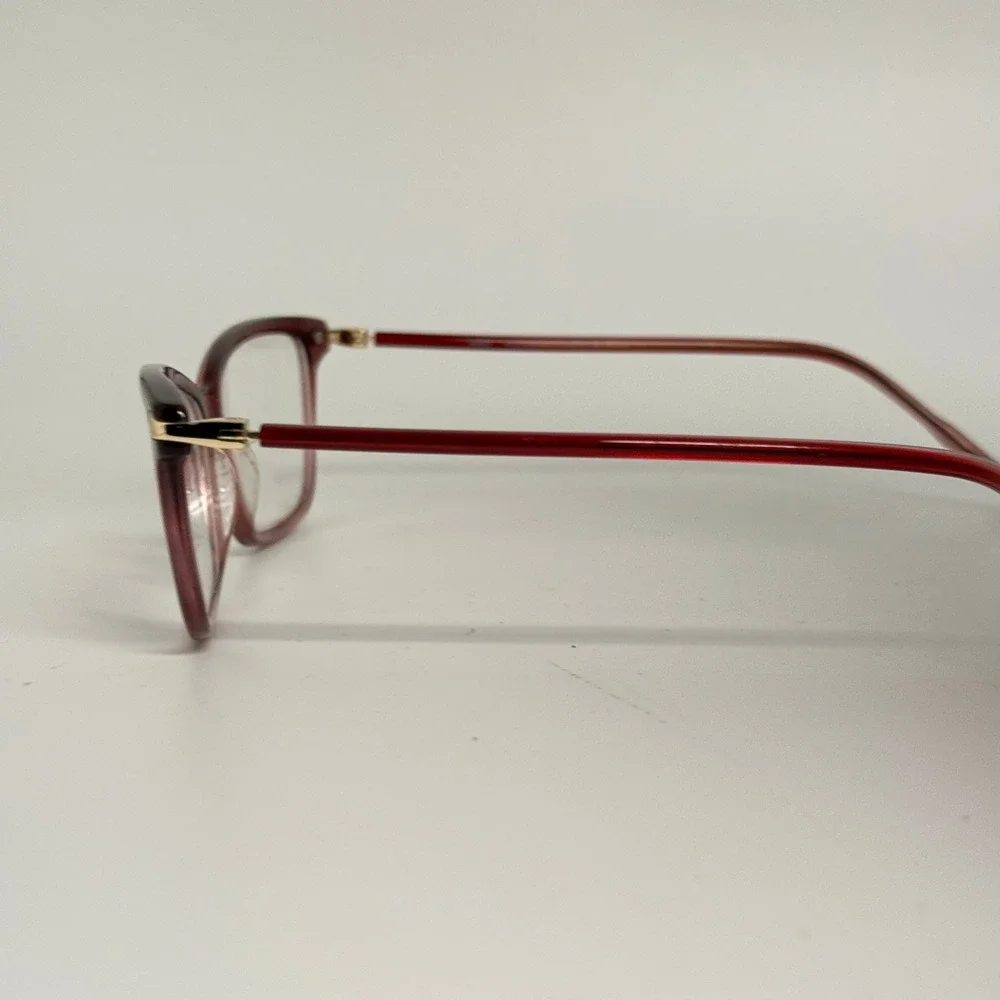 Ainslie BURG Burgundy Ombre Cat Eye Eyeglasses Frames 53-15-142 Gold Detail